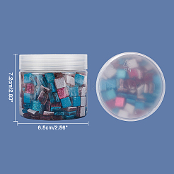 Cabochon in vetro glitterato&nbsp;GLAA-FH0001-01C