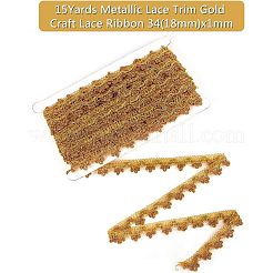 Metallische Spitzenbesatz&nbsp;OCOR-WH0058-01G