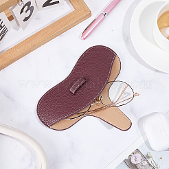 1 étui à lunettes en cuir PU&nbsp;AJEW-CN0006-94I