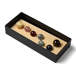 Piedras curativas de piedras preciosas redondas naturales de chakra osa grande&nbsp;DJEW-M009-01