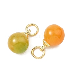 Pendentifs en jade du myanmar naturel teint&nbsp;PALLOY-JF05590