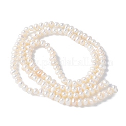 Fili di perle di perle d'acqua dolce coltivate naturali&nbsp;PEAR-I007-07G-01C