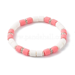 Ensembles de bracelets extensibles en perles d'argile polymère faites à la main&nbsp;BJEW-JB06435