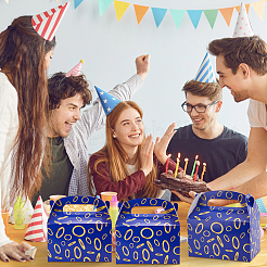 12 Stück ringbedruckte Kartonpapier-Verpackungsboxen mit gestanzten Lochgriffen&nbsp;CON-WH0085-187