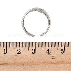 Bagues de manchette ouvertes en acier inoxydable 304 pour femmes&nbsp;RJEW-A079-07A-P