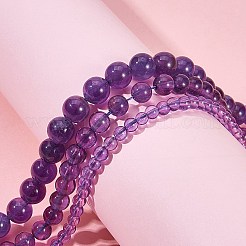 3 Stränge 3 Arten natürliche Amethystperlenstränge&nbsp;G-SZ0001-14