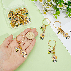12 porte-clés pendentif en alliage émaillé&nbsp;KEYC-PH01598