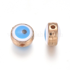 Perline in smalto acrilico&nbsp;ACRC-WH0001-01F