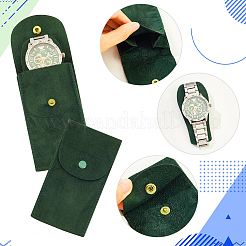 Pochettes de montre portables en velours&nbsp;TP-WH0001-02B