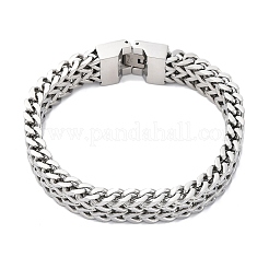 Bracelets en acier inoxydable 304 pour femmes et hommes&nbsp;BJEW-R018-12P