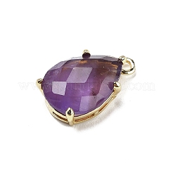 Natürliche Amethyst facettierte Anhänger&nbsp;G-M431-16G-05