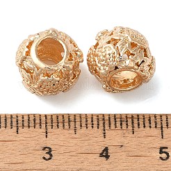 Crémaillère en alliage de placage perles européennes&nbsp;PALLOY-S189-04G