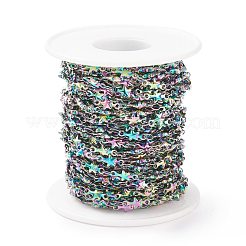 Catene a maglie in acciaio inossidabile 304 color arcobaleno&nbsp;STAS-P219-74M
