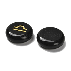 12 ensemble de cabochons d'obsidienne naturelle constellation&nbsp;G-Q190-03A