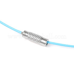 Création de bijoux de fil de collier en acier inoxydable&nbsp;TWIR-R003-14