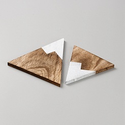 3 Stück Holzstücke&nbsp;WOOD-WH0029-84A
