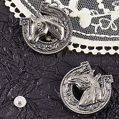 8 Beutel Ziernieten aus Legierung&nbsp;BUTT-CP0001-11