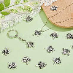 50 pièces pendentifs en alliage de style tibétain&nbsp;FIND-DC0006-11