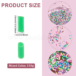 150 g handgefertigte Perlen aus Polymer-Ton&nbsp;AJEW-ME0002-59