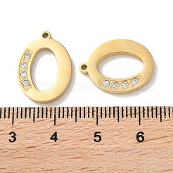 Pendenti in acciaio inossidabile 304 placcato oro 14k&nbsp;STAS-L022-157G-O