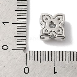 Perle di zirconi cubici trasparenti in micro pavè di ottone&nbsp;KK-G503-12P