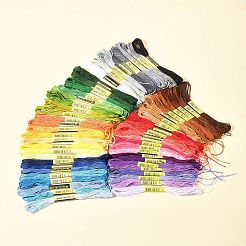 7 Set Häkelgarn aus Baumwolle in 7 Farben&nbsp;OCOR-FS0001-02A