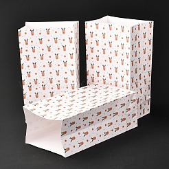 Sacs de bonbons en papier rectangle thème réveillon de noël&nbsp;CARB-G007-01F