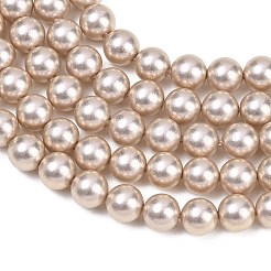 Smerigliato perle di vetro fili di perline&nbsp;GLAA-A044-08A-12