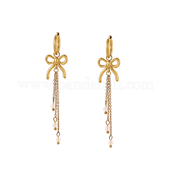 Pendientes colgantes de aro de acero inoxidable 304&nbsp;STAS-OY003-65G