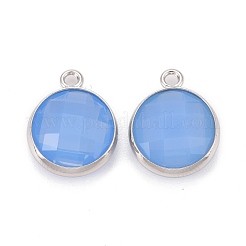 Messing Glas Anhänger / charms&nbsp;KK-C228-01P