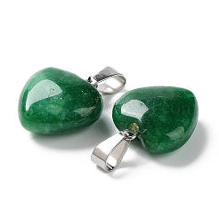 Encantos de jade blanco natural&nbsp;HEAR-PW0001-057-22