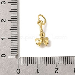 Rack placcatura ottone micro pave cubic zirconia rompighiaccio pinch bails&nbsp;KK-F883-14G-01