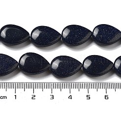 Synthetische blauen goldstone Perlen Stränge&nbsp;G-P528-L06-01