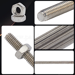 Lange Schrauben und Muttern aus Edelstahl 304&nbsp;FIND-SC0020-36B