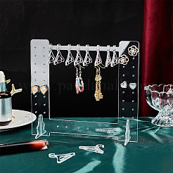 1 set di espositori per orecchini in acrilico trasparente&nbsp;EDIS-PH0001-20