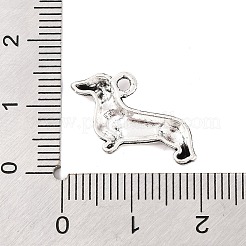 Pendenti per cuccioli in lega di zinco in stile tibetano&nbsp;X-TIBEP-R334-013AS-RS