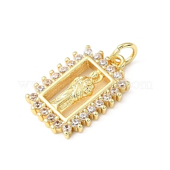 Religion laiton micro pave cubique zircone pendentifs&nbsp;KK-E799-02D-G