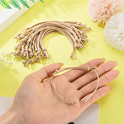 20 cordon en polyester ciré pour la fabrication de bracelets&nbsp;AJEW-TAC00086