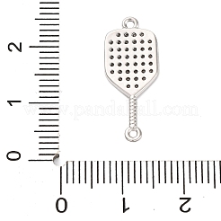 Ciondoli connettore in ottone con micro pavé di zirconi chiari&nbsp;LS-KK-P288-01P