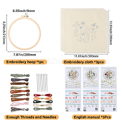 Kits de broderie bricolage pour débutant&nbsp;DIY-WH20011-73F