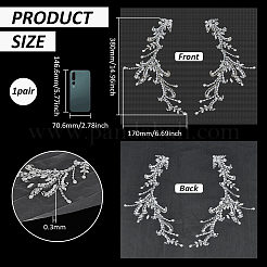 1 paio di fiori acrilici&nbsp;DIY-FG0008-02