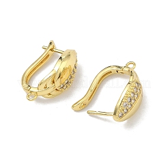 Micro ottone pavimentano i risultati di orecchini cubici di zirconia&nbsp;KK-D226-03G