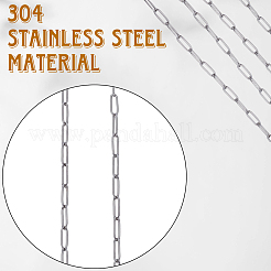Cadenas para tarjetas de identificación de acero inoxidable 304&nbsp;HJEW-SC00206