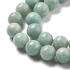 Fili di perline amazonite naturale&nbsp;G-L618-A01-10mm