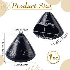 Porta incenso in ceramica a forma di cono&nbsp;DJEW-WH0063-75B
