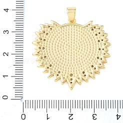 Colgantes de latón con microengaste de circonitas cúbicas transparentes y concha blanca natural.&nbsp;CU-CBA6938-08G-01
