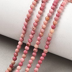Perline Rhodonite naturale fili&nbsp;G-A322-A06-3mm