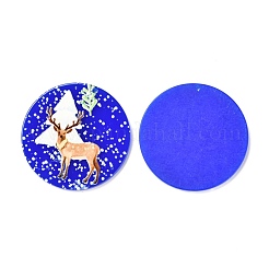 Tema navideño 3d colgantes de resina impresos&nbsp;RESI-I036-02B
