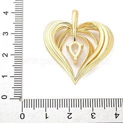 Pendentifs avec zircon cubiques à micro-pavés en laiton&nbsp;KK-S511-05A-G