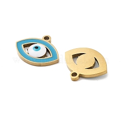 Ionenplattierung (IP) 316 Edelstahl Emaille Charms&nbsp;STAS-U014-55G-02